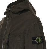 Overshirt con cappuccio in ripstop di cotone L2S151200011 S0211V0078 STONE ISLAND 