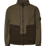 Overshirt in cotone con logo L2S151200039 S0482V005G STONE ISLAND 