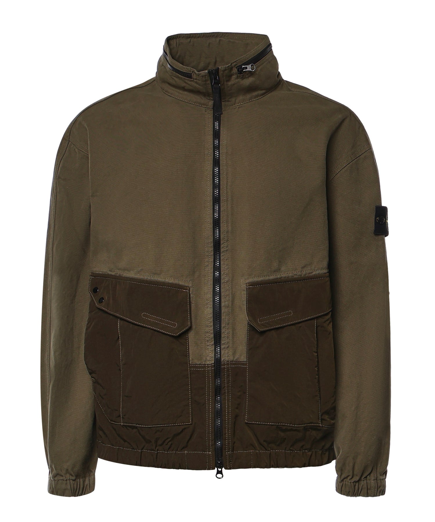Overshirt in cotone con logo L2S151200039 S0482V005G STONE ISLAND 