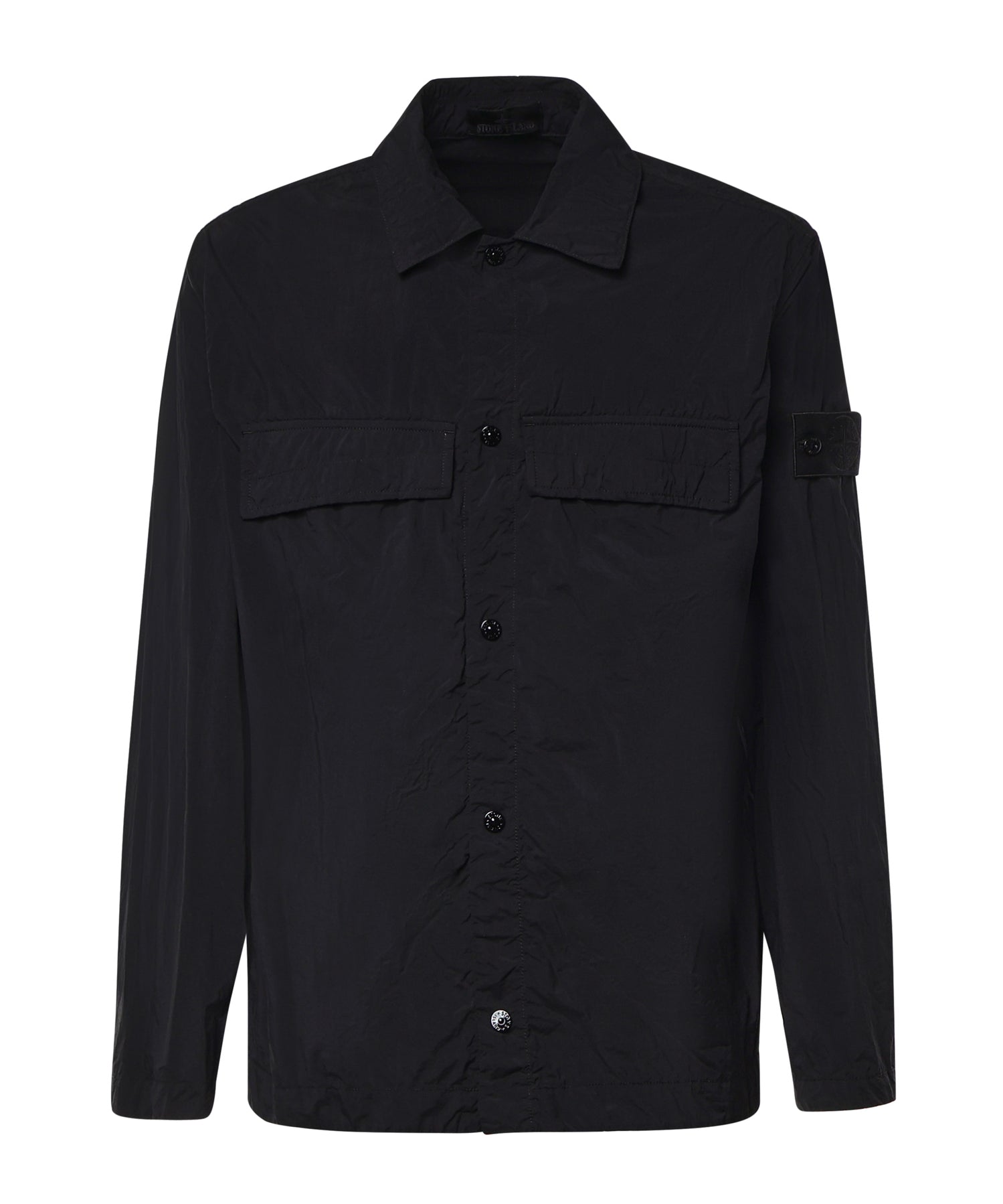 Overshirt in nylon con logo L2S151200044 S00F6V0029 STONE ISLAND 