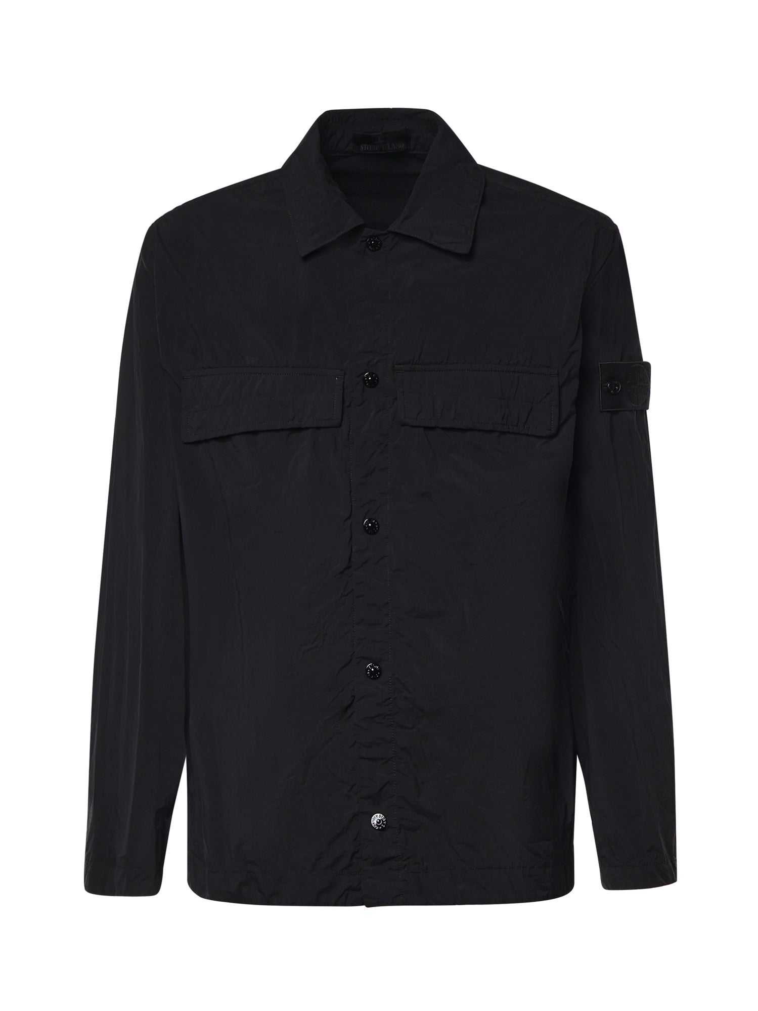 Overshirt in nylon con logo L2S151200044 S00F6V0029 STONE ISLAND 