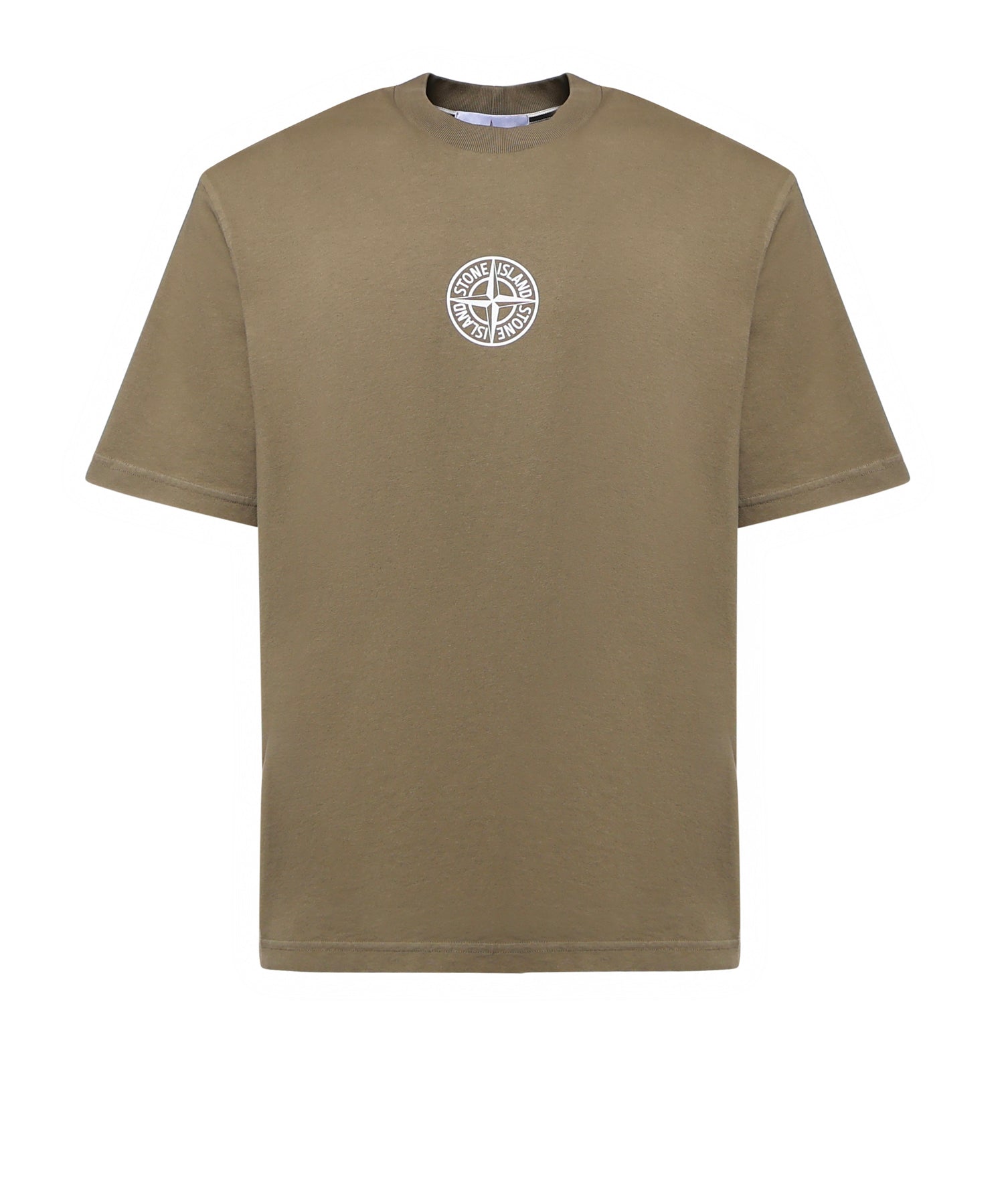 T-shirt in cotone con logo L2S152100001 S0480V005G STONE ISLAND 
