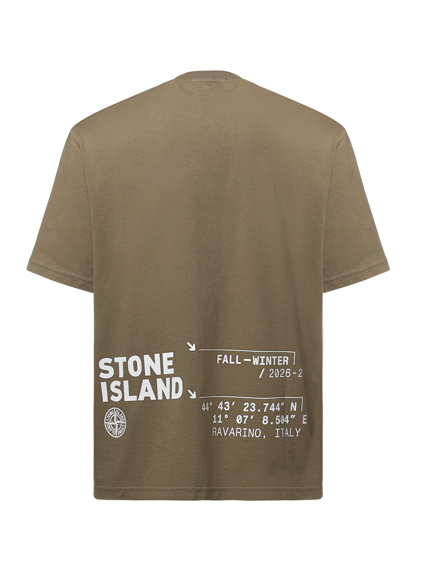 T-shirt in cotone con logo L2S152100001 S0480V005G STONE ISLAND 