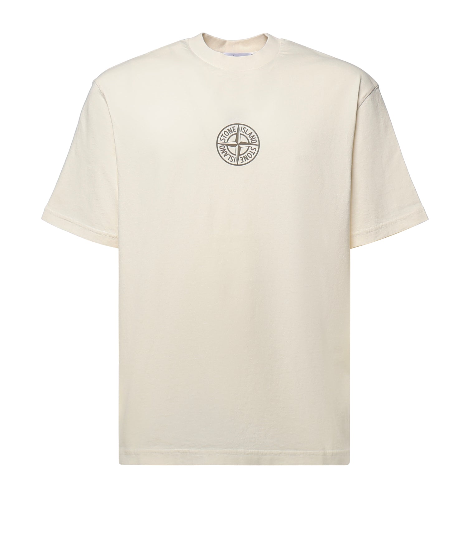 T-shirt in cotone con logo L2S152100001 S0480V0093 STONE ISLAND 