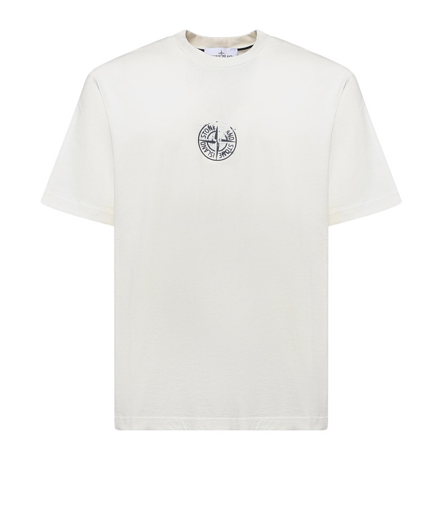 T-shirt in cotone con logo L2S152100001 S0533V0093 STONE ISLAND 
