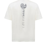 T-shirt in cotone con logo L2S152100001 S0533V0093 STONE ISLAND 