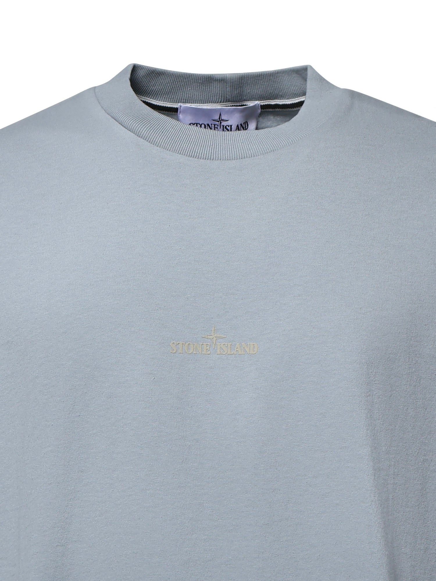 T-shirt in cotone con stampa L2S152100001 S0534V0049 STONE ISLAND 