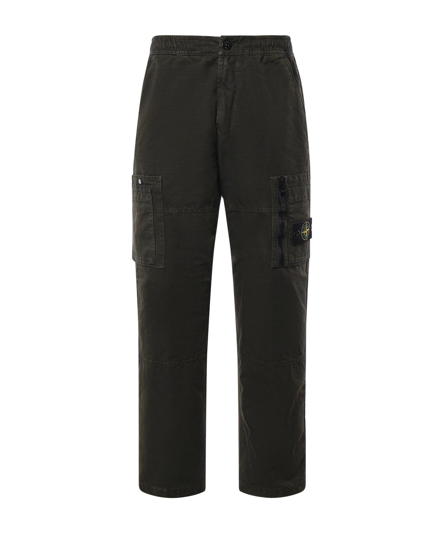 Pantalone cargo in ripstop di cotone con logo L2S153100015 S0211V0078 STONE ISLAND 