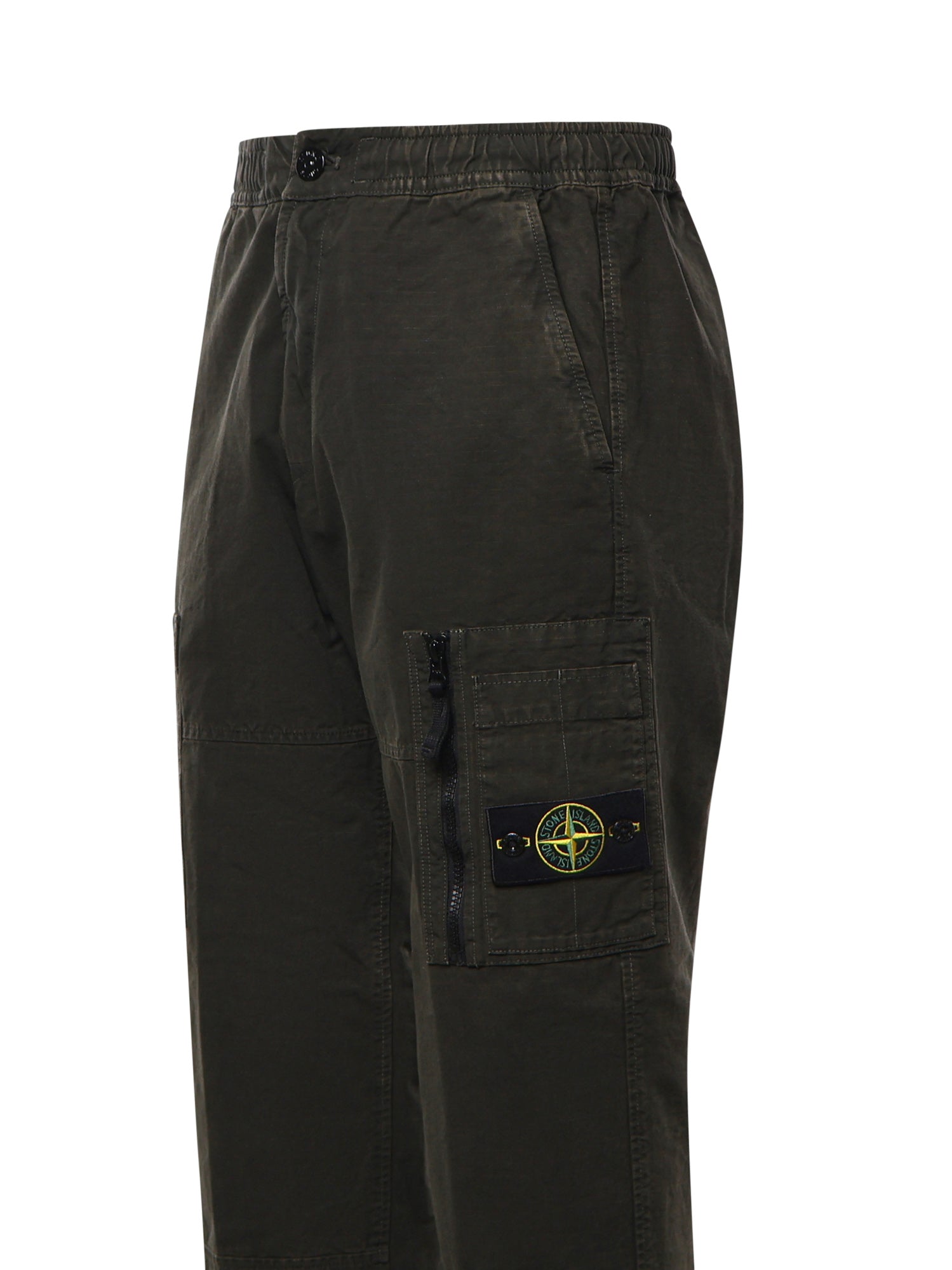 Pantalone cargo in ripstop di cotone con logo L2S153100015 S0211V0078 STONE ISLAND 