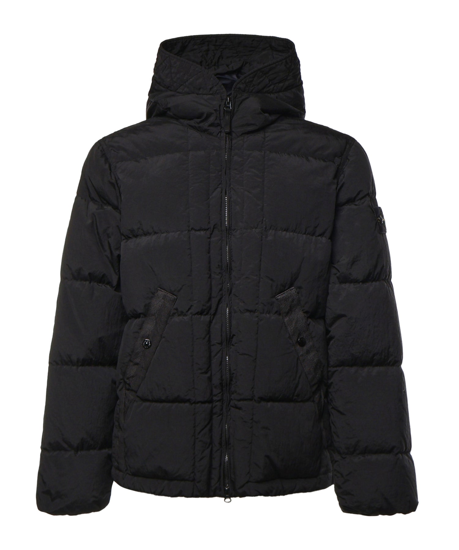 Piumino in nylon con logo L2S154100019 S0019V0029 STONE ISLAND 