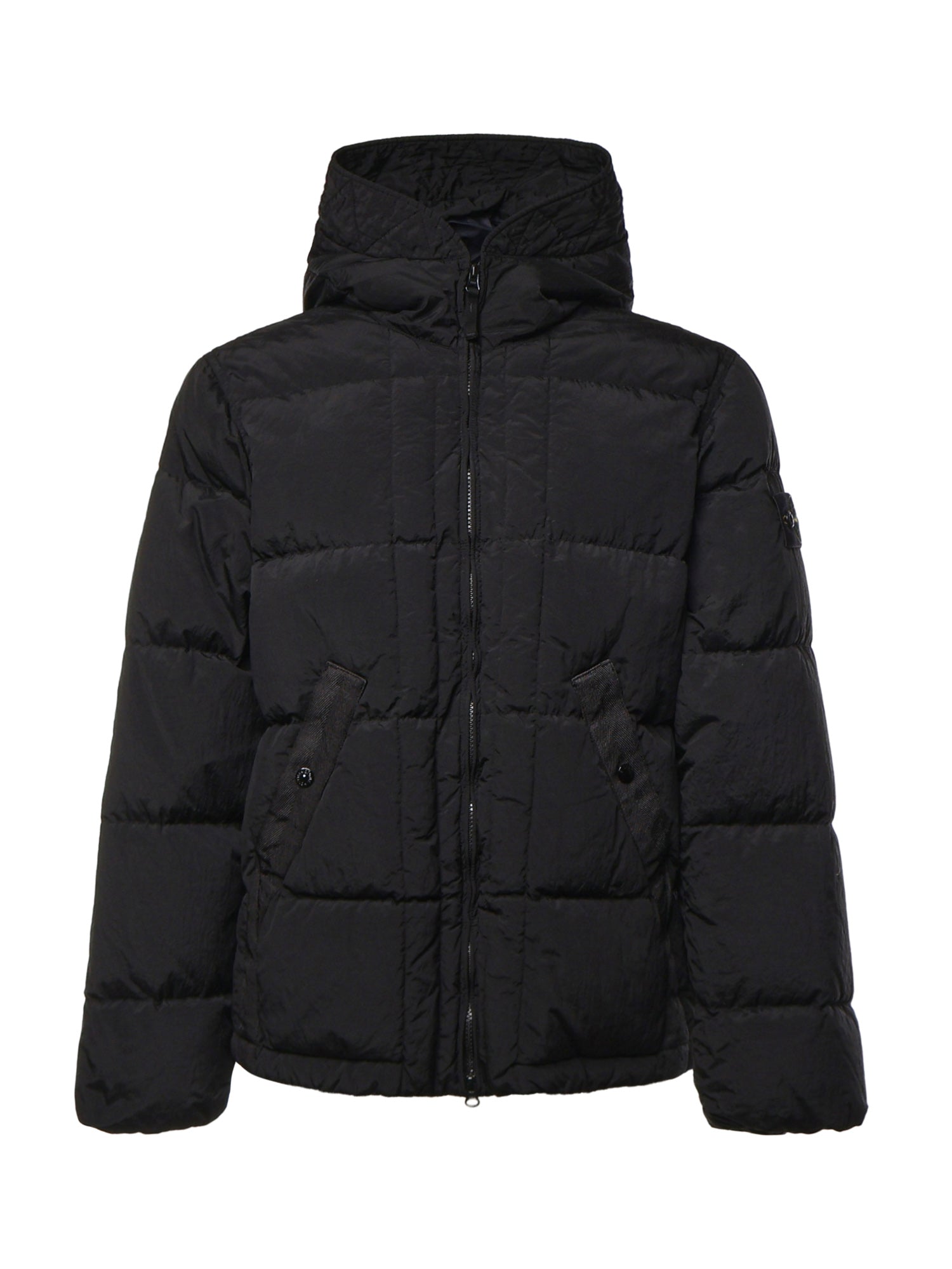 Piumino in nylon con logo L2S154100019 S0019V0029 STONE ISLAND 