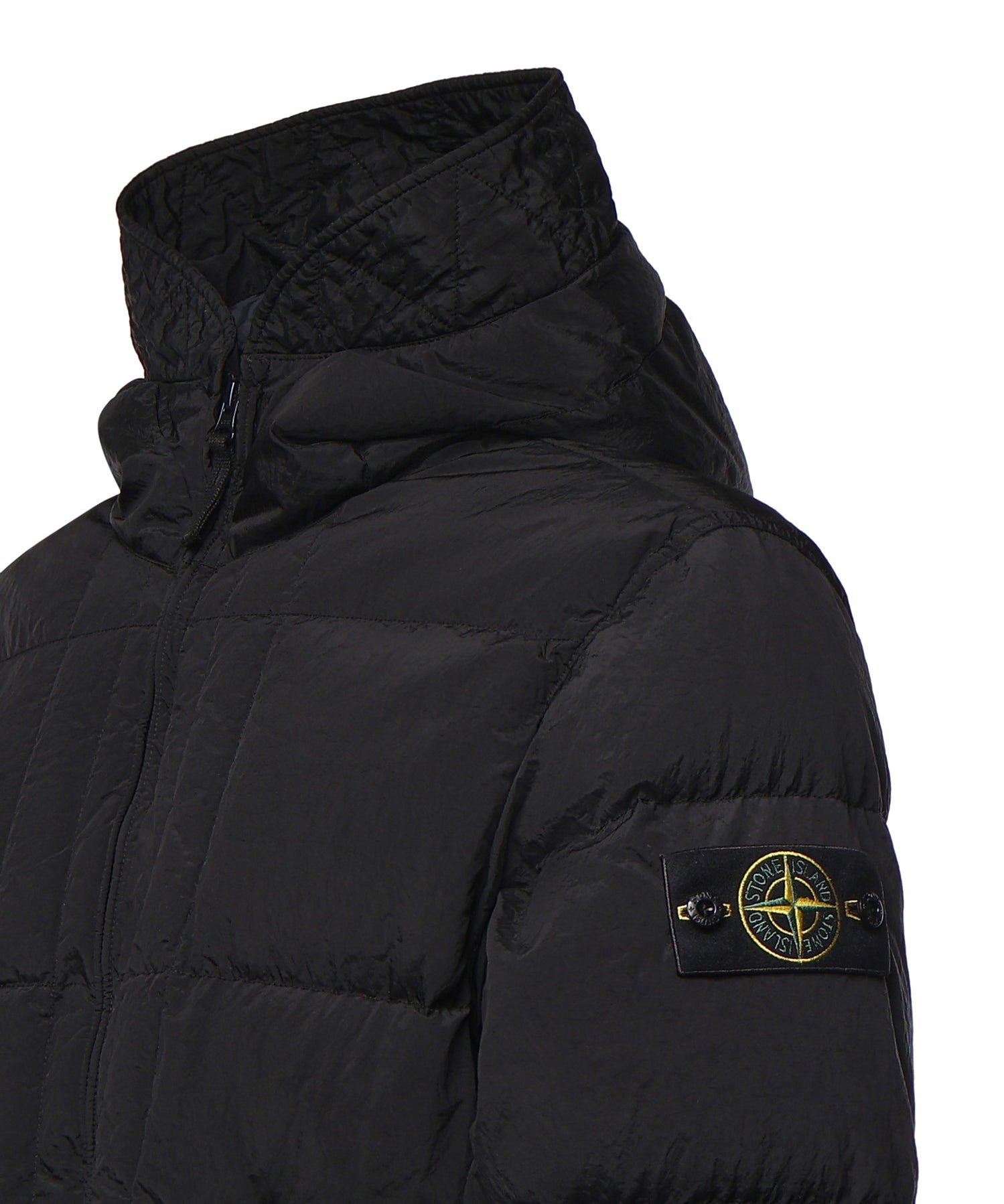 Piumino in nylon con logo L2S154100019 S0019V0029 STONE ISLAND 