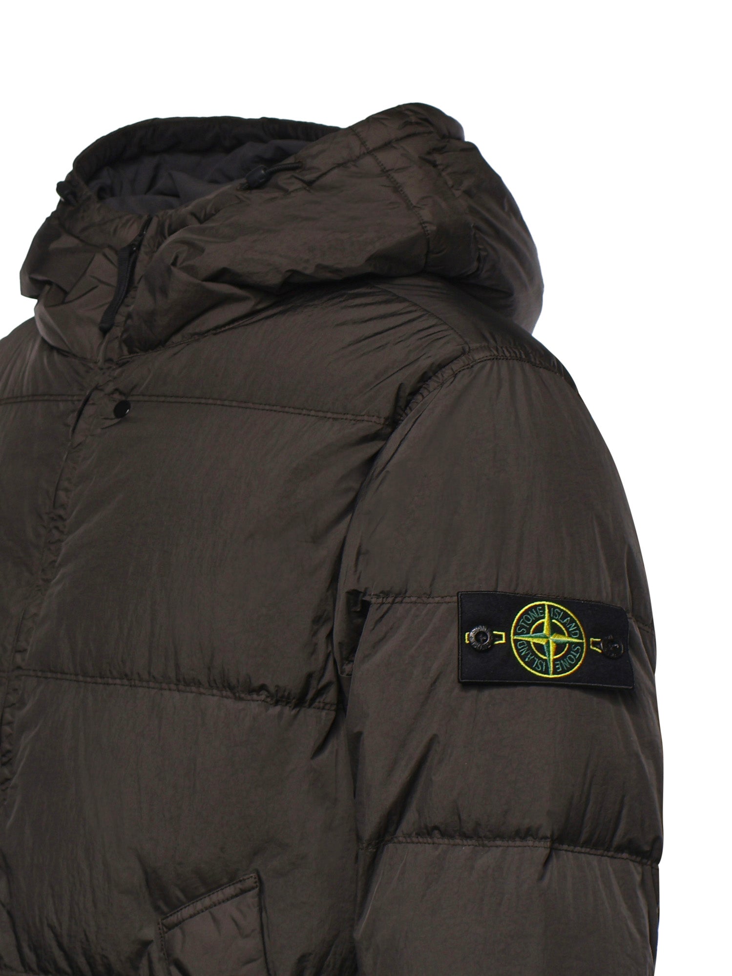 Piumino in nylon con logo L2S154100037 S0A23V0062 STONE ISLAND 