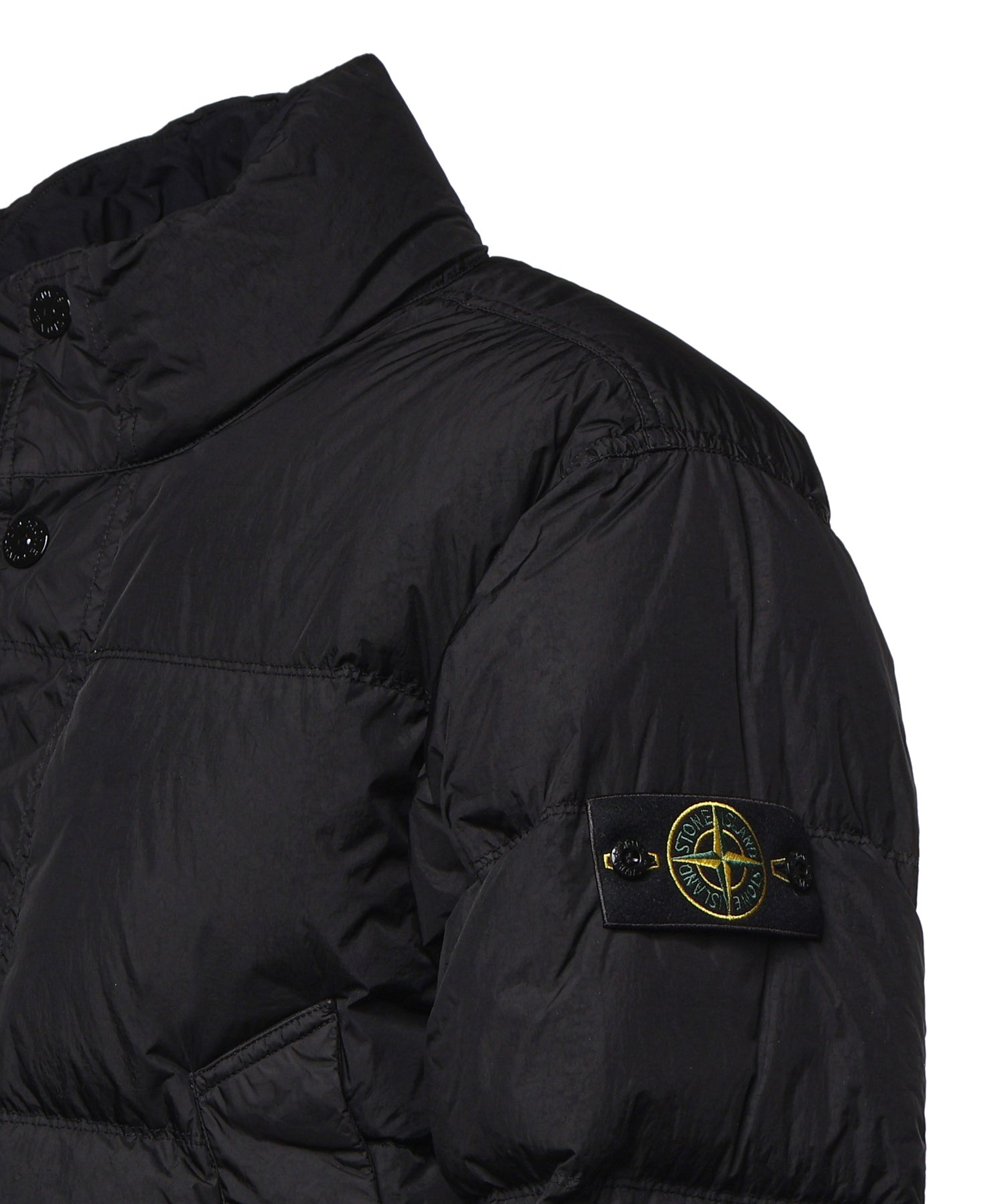 Piumino in nylon con logo L2S154100109 S0A23V0029 STONE ISLAND 