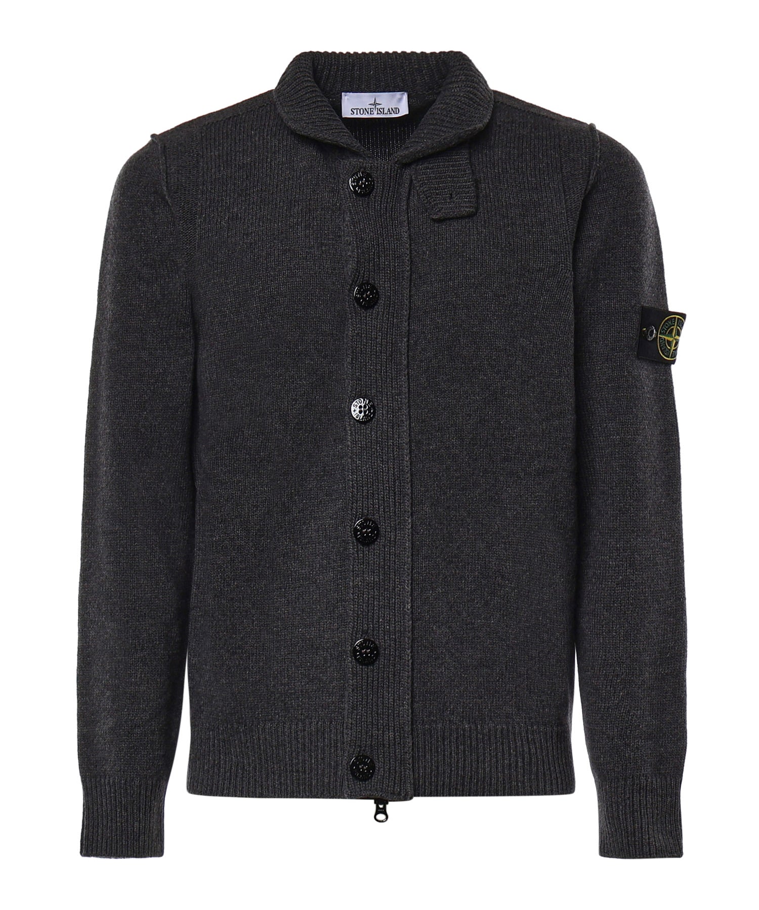 Maglione in lana con logo<BR/> L2S155100047 S00A3V0M62 STONE ISLAND 