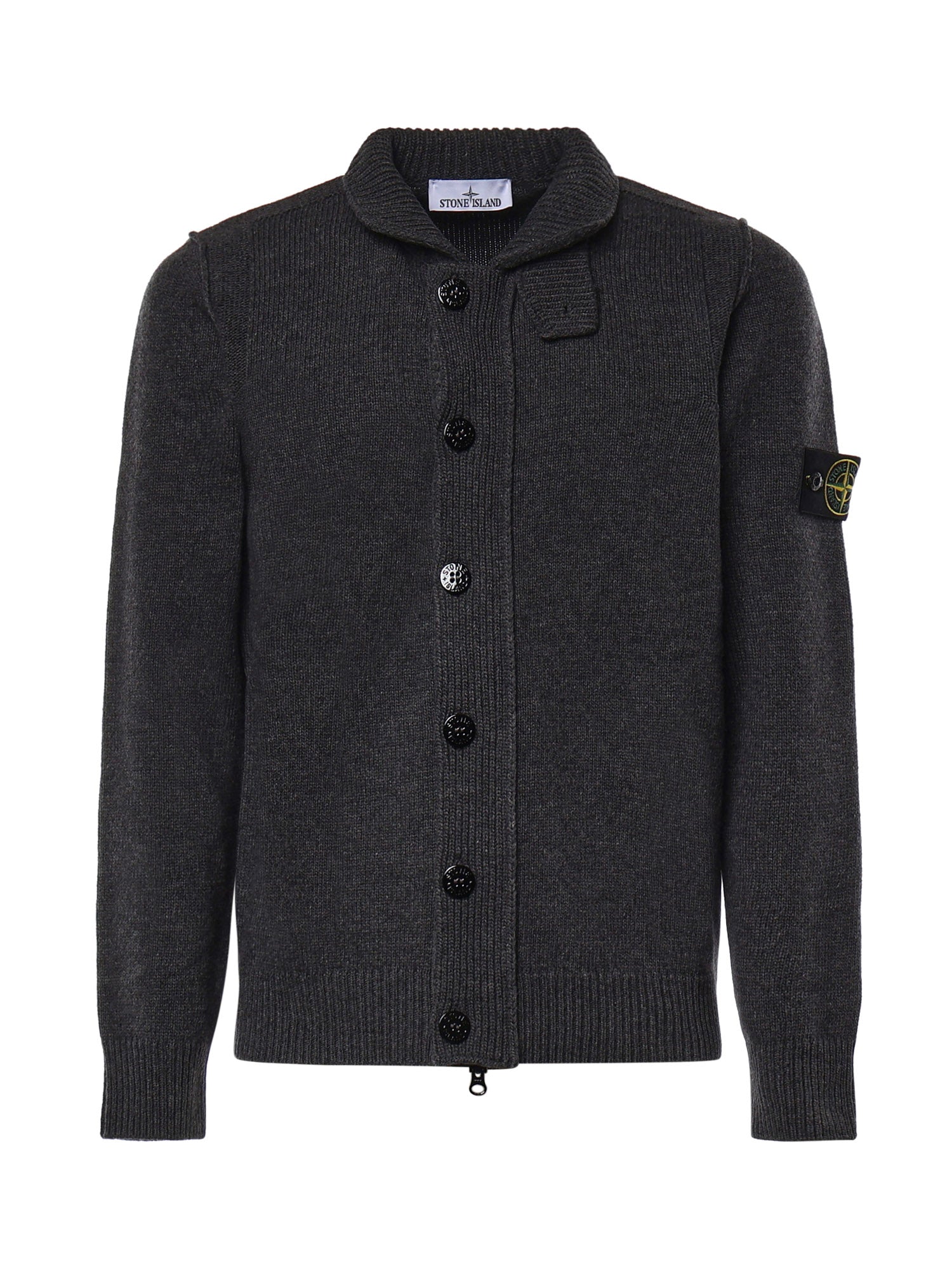 Maglione in lana con logo<BR/> L2S155100047 S00A3V0M62 STONE ISLAND 