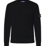Maglione in lana con logo L2S155100053 S00C2V0029 STONE ISLAND 