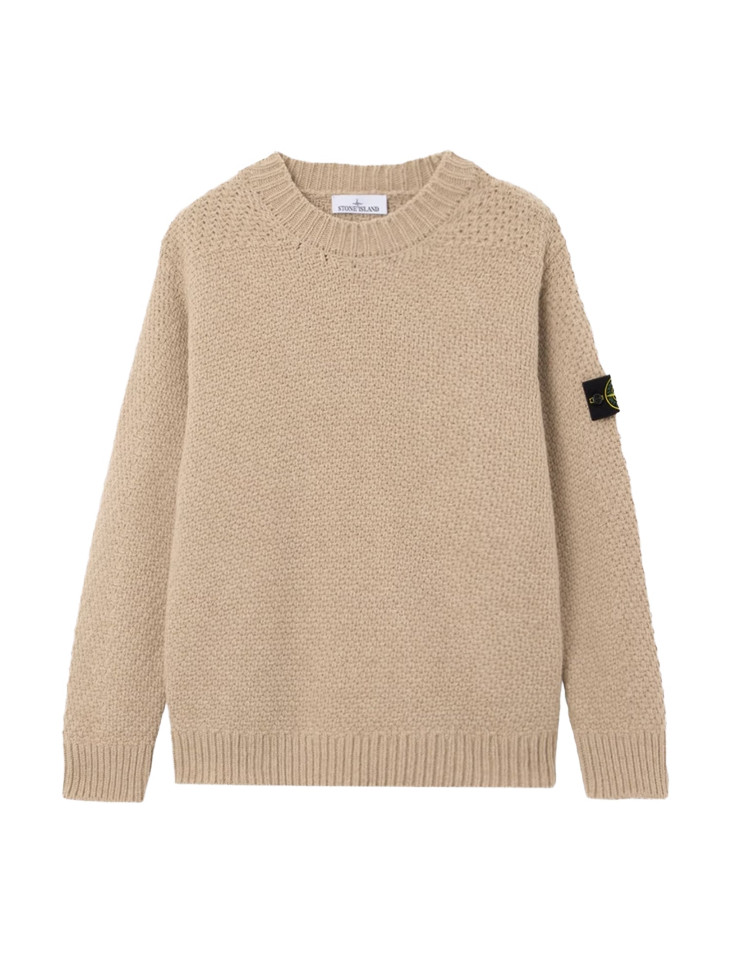 Maglione in lana con logo L2S155100055 S02A3V0M94 STONE ISLAND 