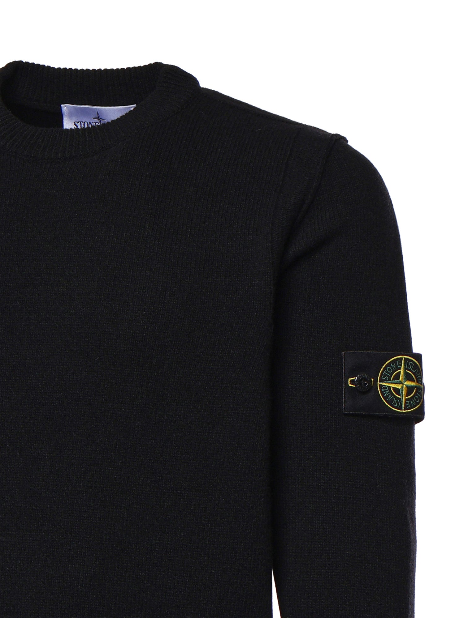 Maglione in lana con logo L2S155100072 S00A3V0029 STONE ISLAND 