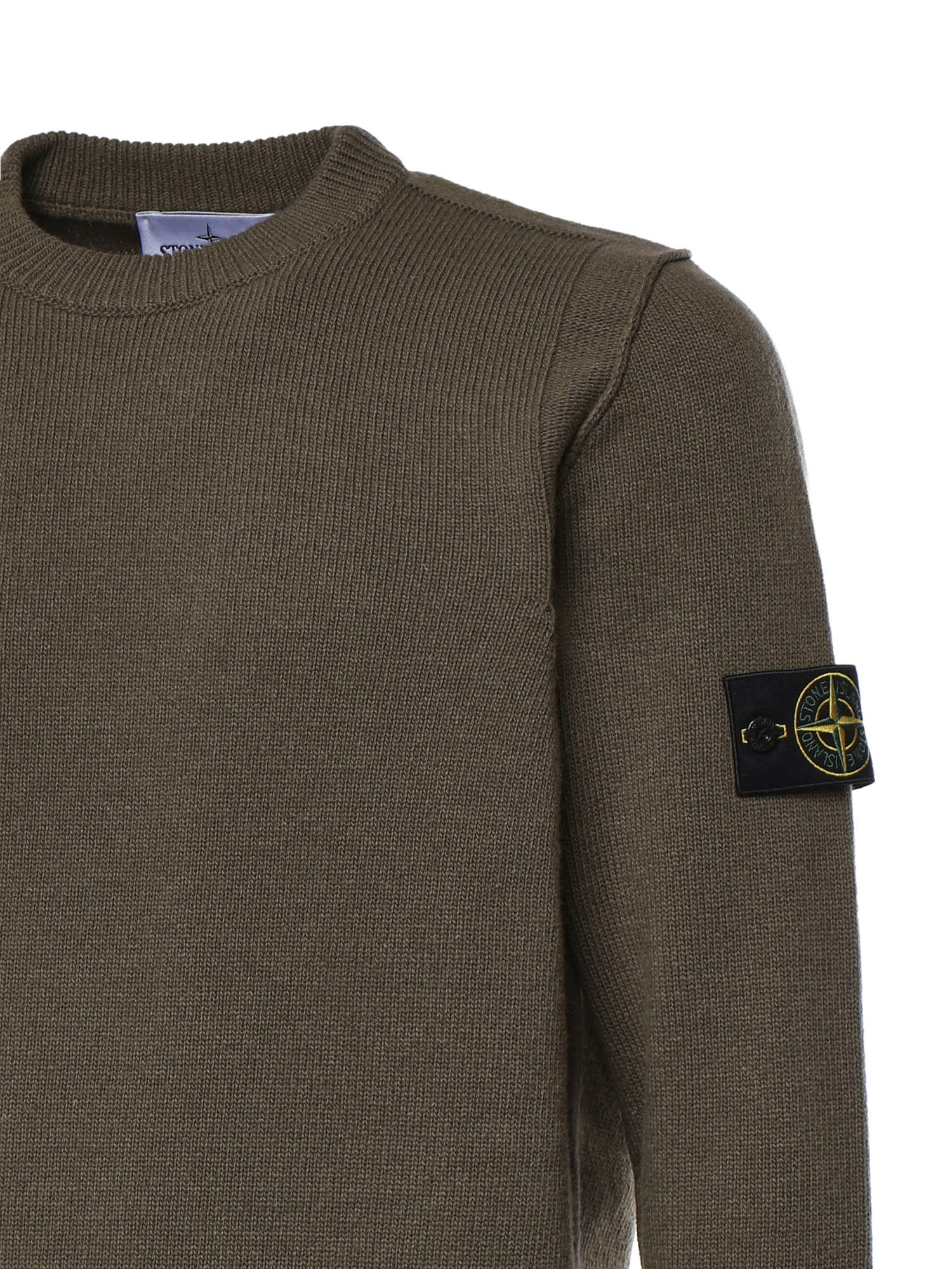 Maglione in lana con logo L2S155100072 S00A3V005G STONE ISLAND 