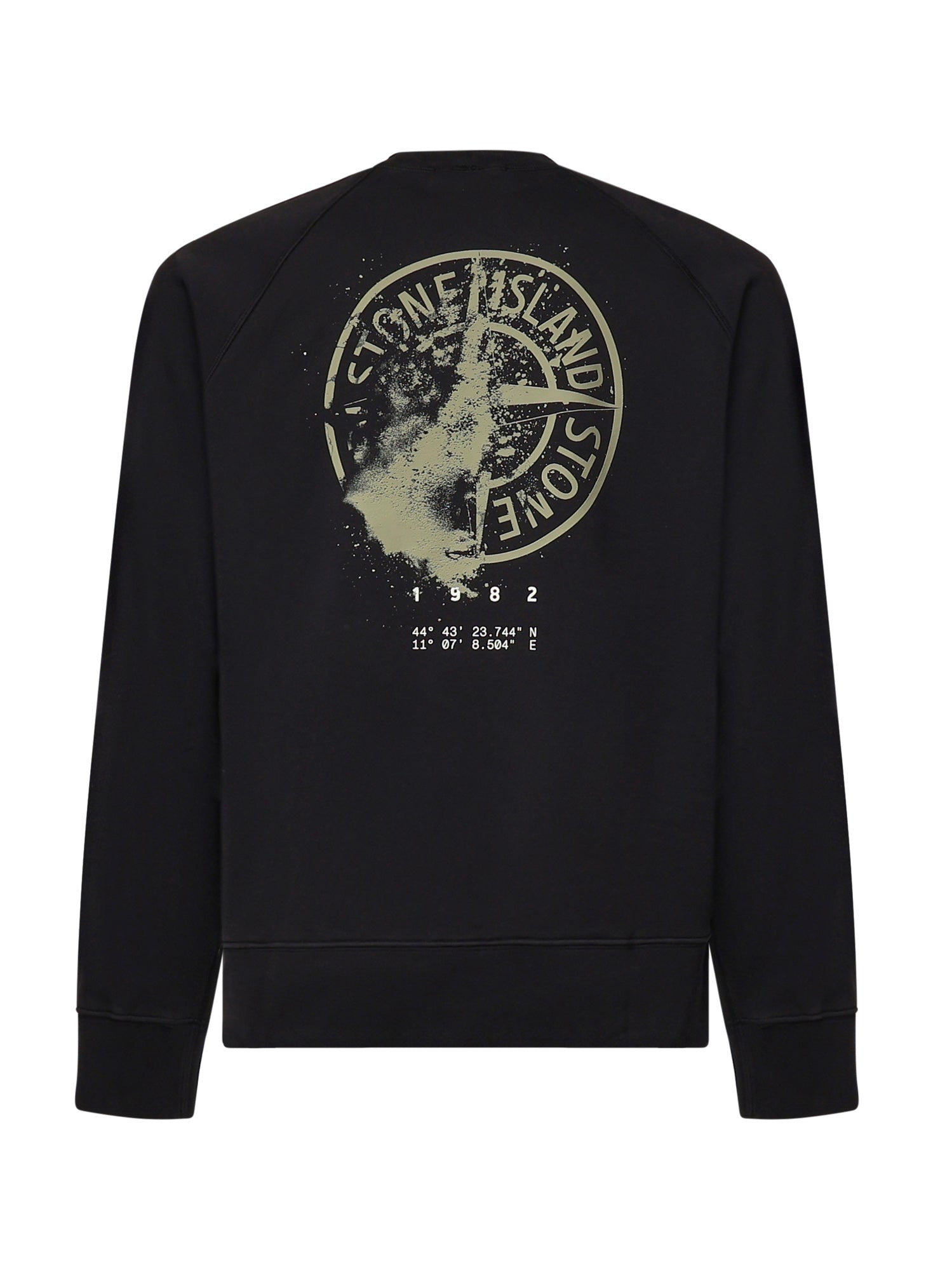 Felpa in cotone con logo L2S156100008 S0466V0029 STONE ISLAND 