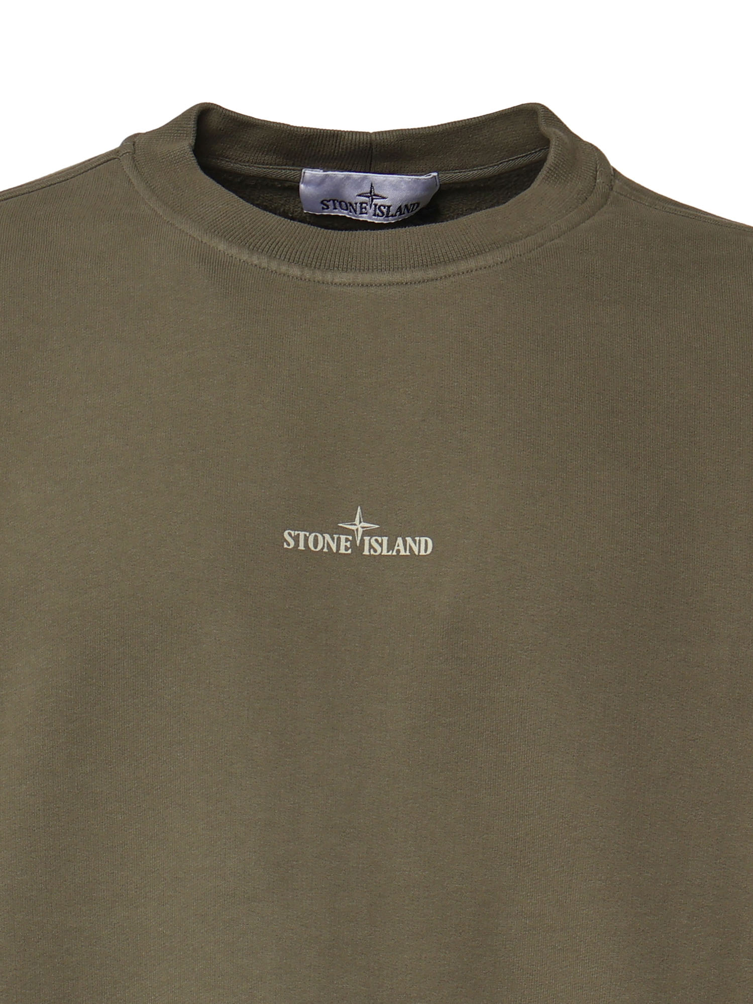 Felpa in cotone con logo L2S156100039 S0477V005G STONE ISLAND 