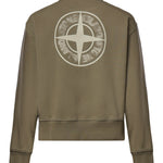 Felpa in cotone con logo L2S156100039 S0477V005G STONE ISLAND 