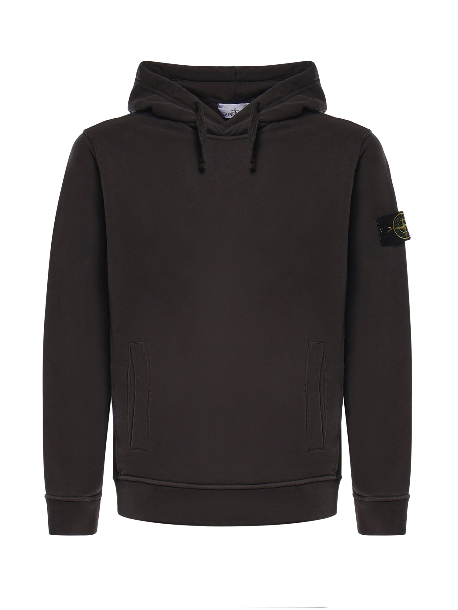 Felpa in cotone con logo L2S156100048 S0A20V0062 STONE ISLAND 