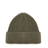 Beanie in maglia a costine con patch logo L2S15N100002 S00C3V005G STONE ISLAND 