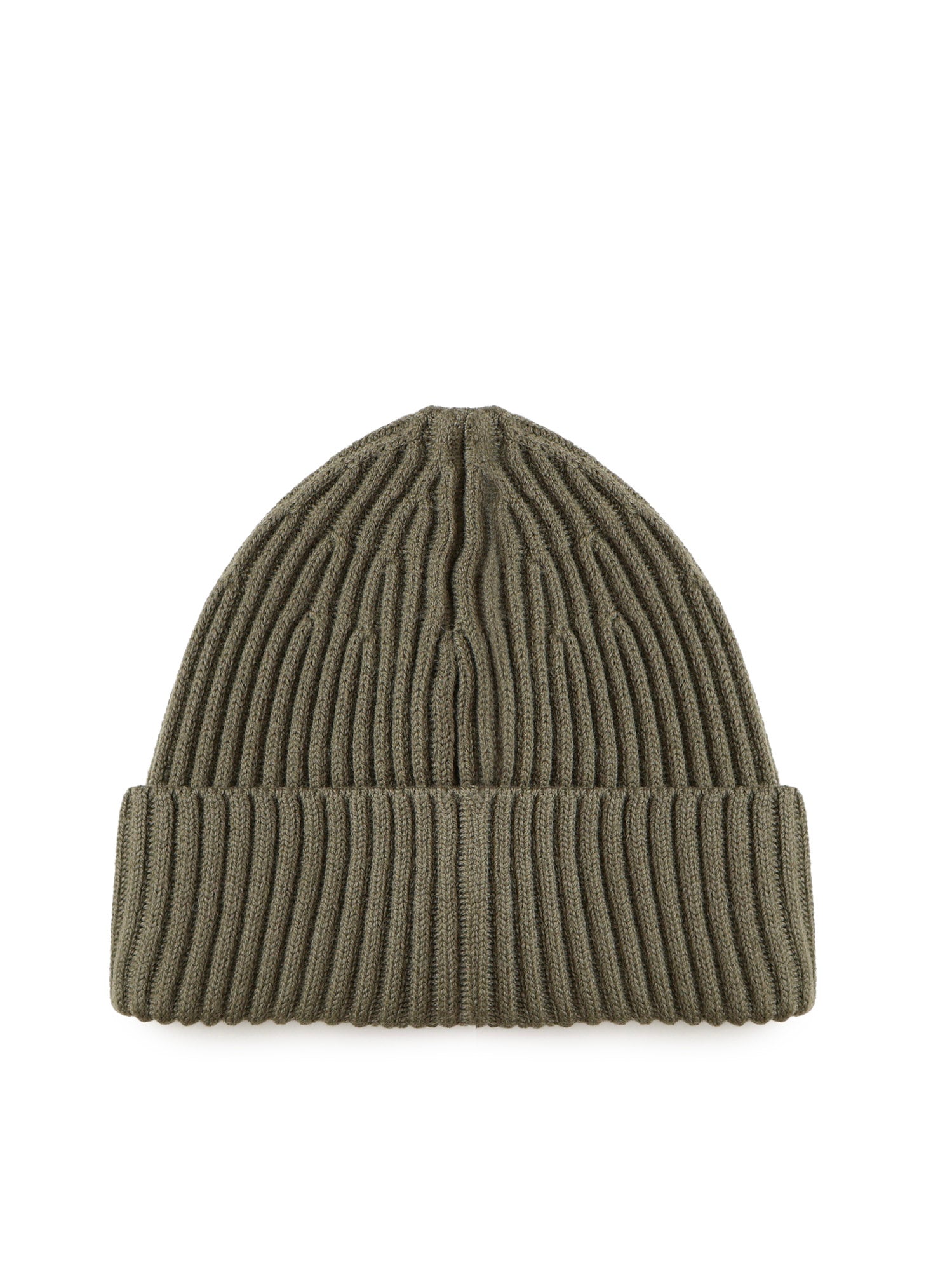 Beanie in maglia a costine con patch logo L2S15N100002 S00C3V005G STONE ISLAND 