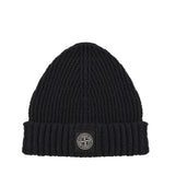Beanie in maglia a costine con patch logo L2S15N100004 S0N17V0029 STONE ISLAND 