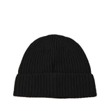 Beanie in maglia a costine con patch logo L2S15N100012 S00B4V0029 STONE ISLAND 