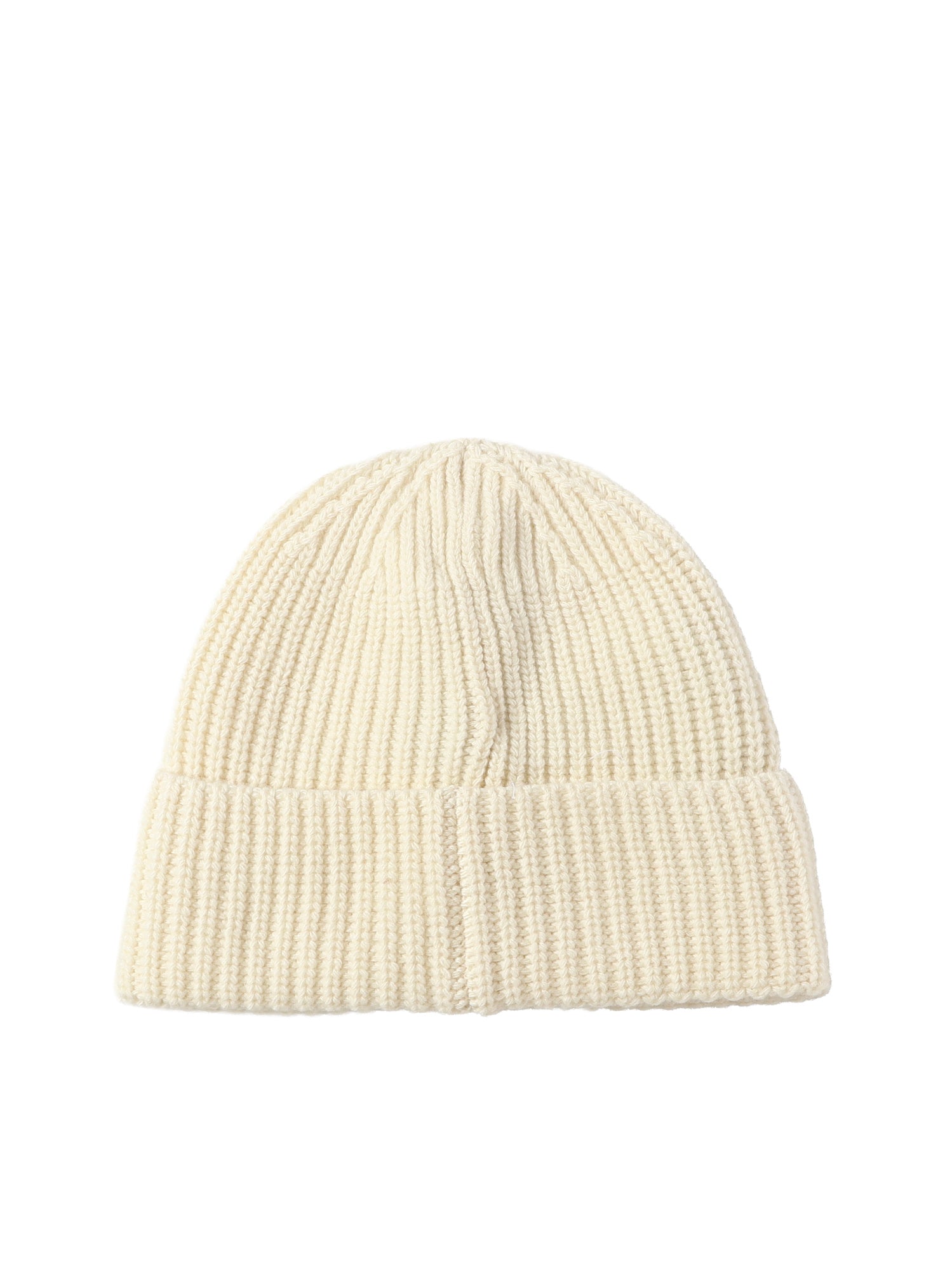 Beanie in maglia a costine con patch logo<BR/><BR/> L2S15N100012 S00B4V0093 STONE ISLAND 