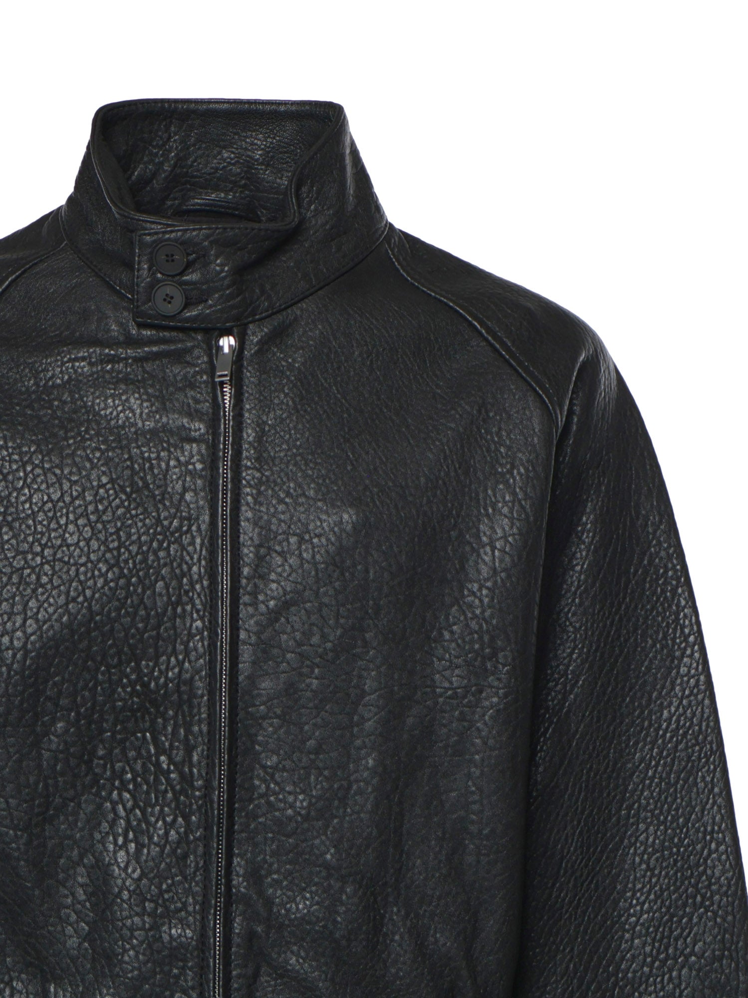 Overa giacca di pelle 1355 BLACK STUDIO NICHOLSON 