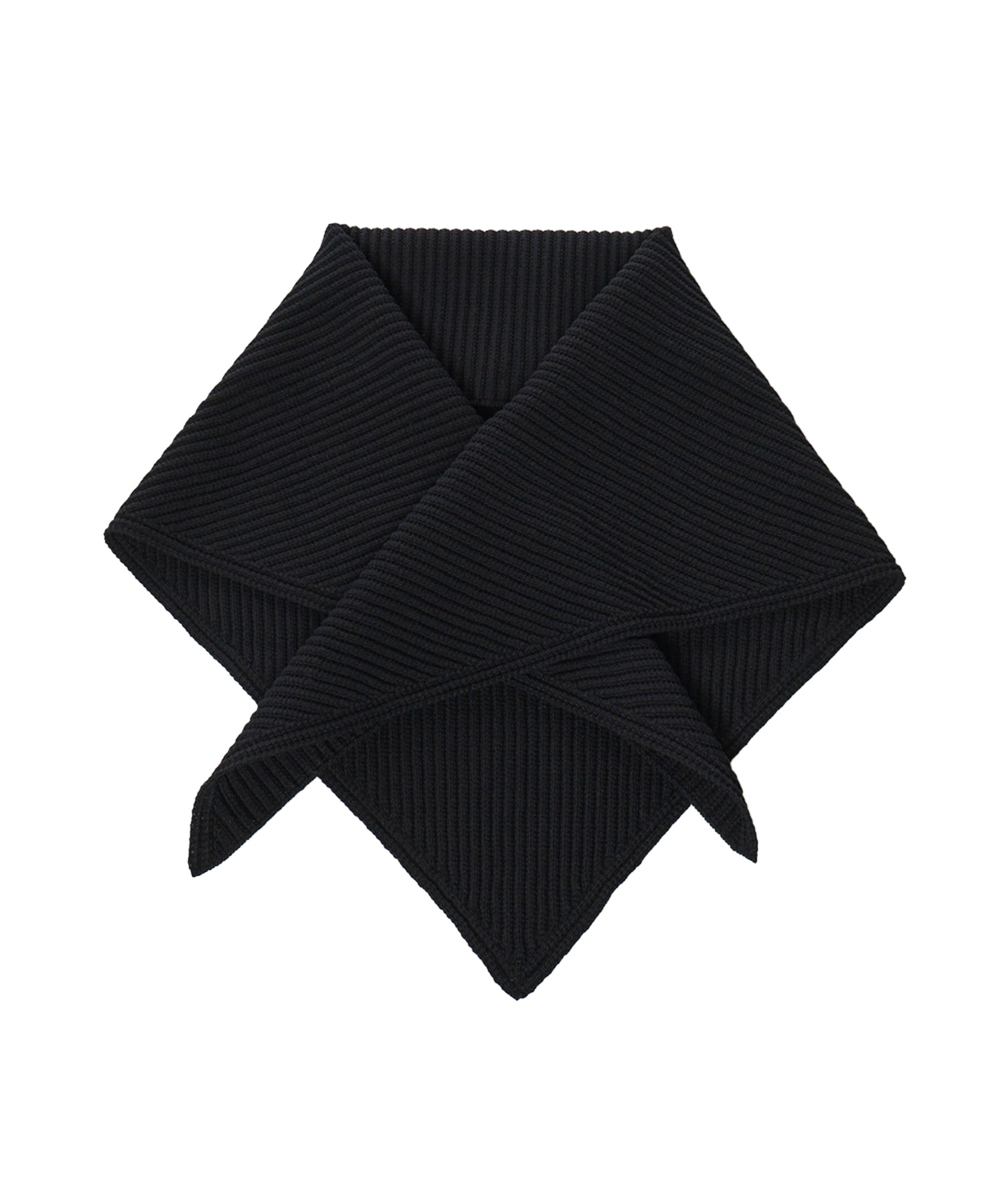 Sciarpa triangolare in maglia Isos 1451 BLACK STUDIO NICHOLSON 