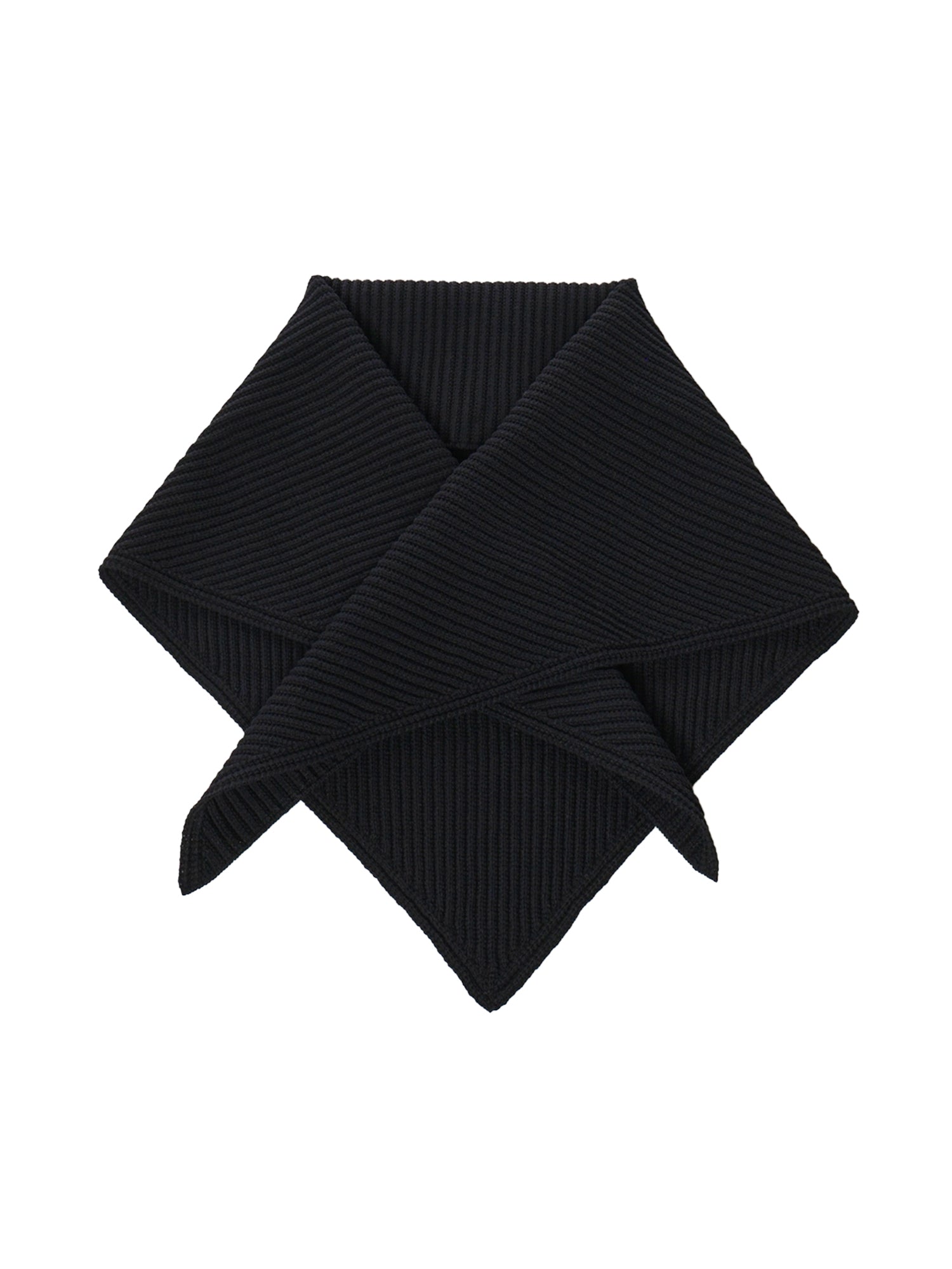 Sciarpa triangolare in maglia Isos 1451 BLACK STUDIO NICHOLSON 