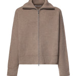 RIB ZIP THOUGH JUMPER - SANDOSSN 1497 OATMEL STUDIO NICHOLSON 