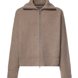 RIB ZIP THOUGH JUMPER - SANDOSSN 1497 OATMEL STUDIO NICHOLSON 