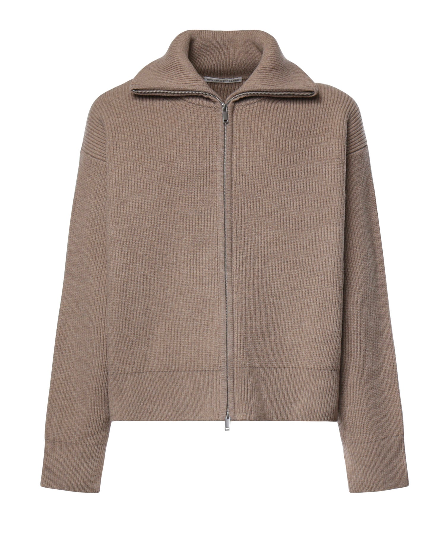 RIB ZIP THOUGH JUMPER - SANDOSSN 1497 OATMEL STUDIO NICHOLSON 