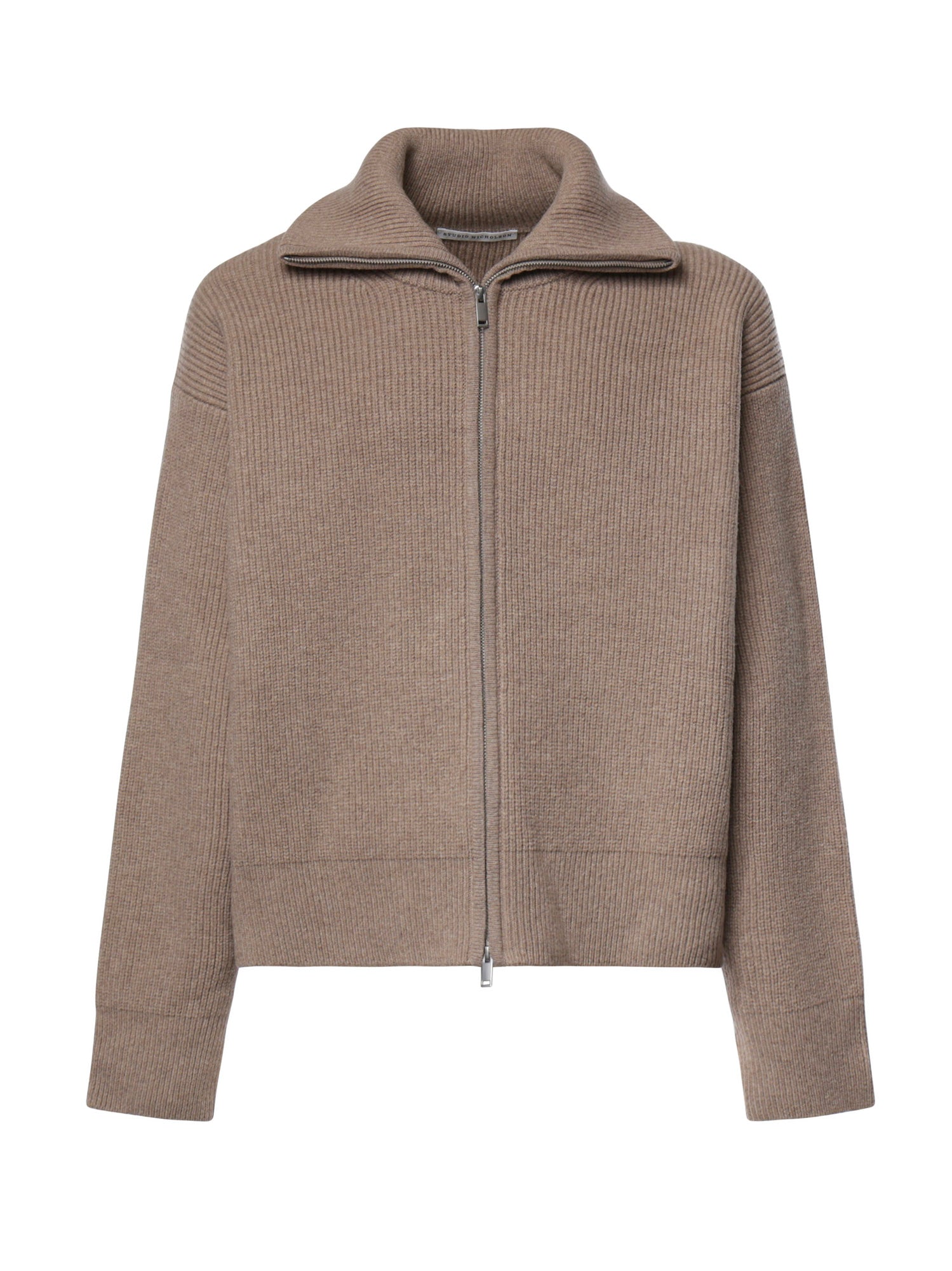 RIB ZIP THOUGH JUMPER - SANDOSSN 1497 OATMEL STUDIO NICHOLSON 