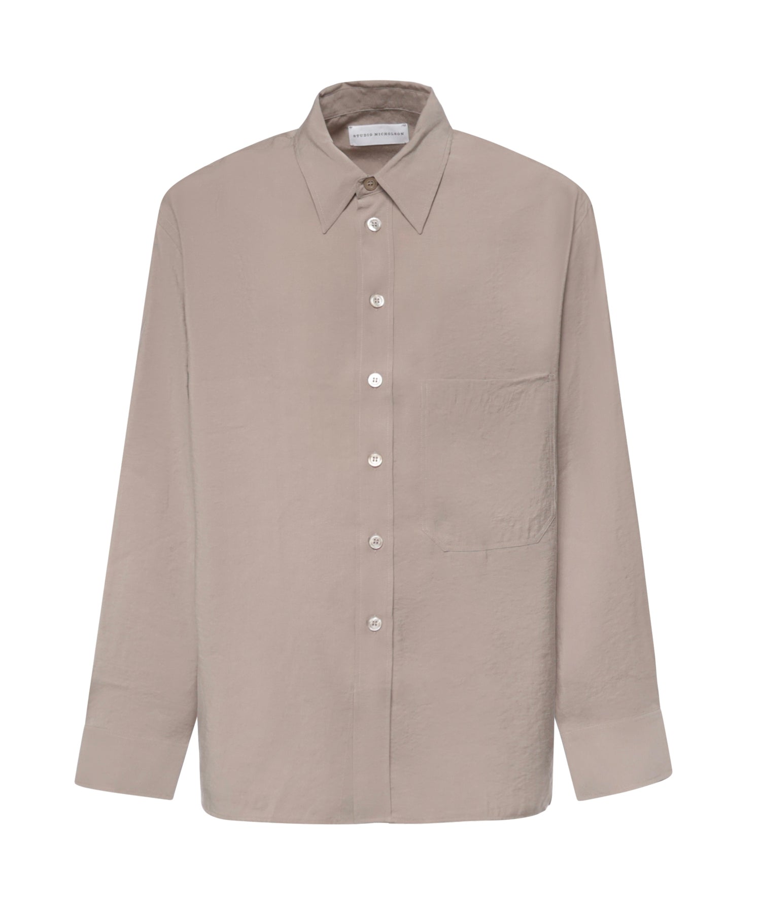 Camicia in misto modal 1557 TAUPE STUDIO NICHOLSON 