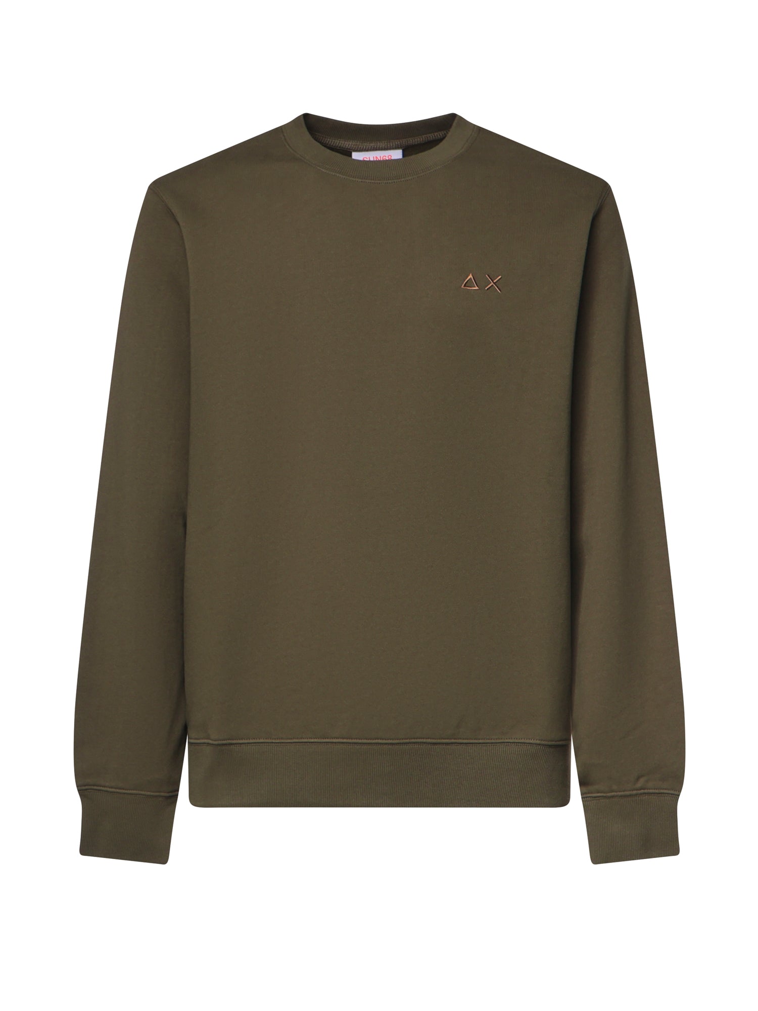 Felpa in misto cotone con logo F46103 74 SUN 68 