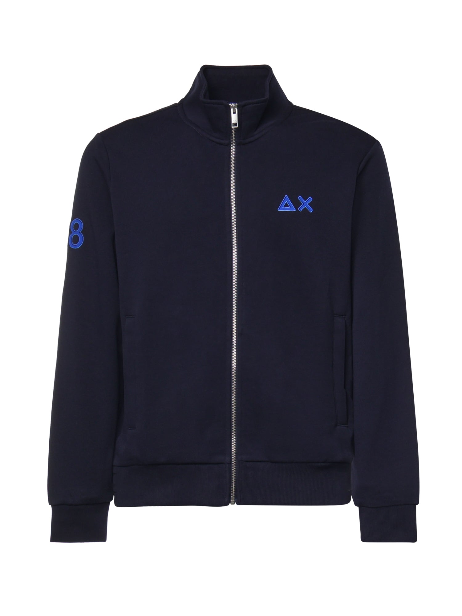 Felpa in misto cotone con logo F46129 07 SUN 68 