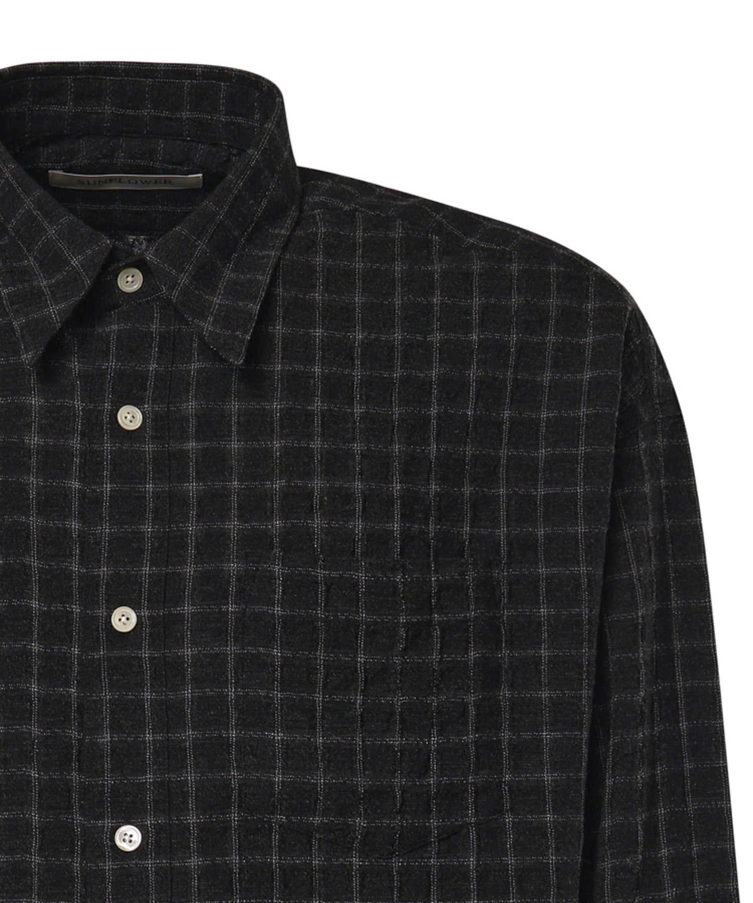 Camicia check Stable in misto cotone 1277 B SUNFLOWER 