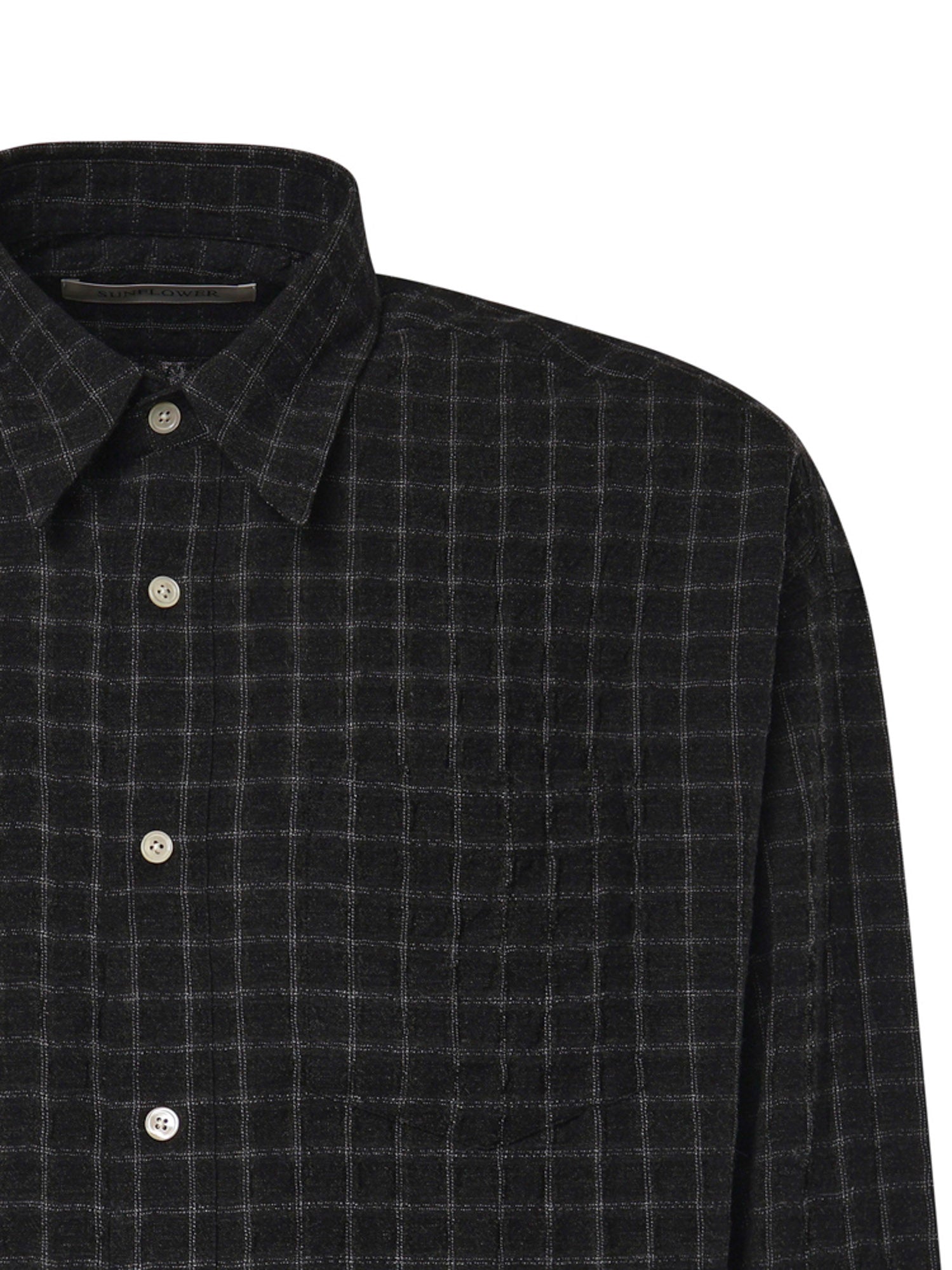 Camicia check Stable in misto cotone 1277 B SUNFLOWER 
