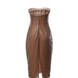 Vestito midi Loren ABITO LOREN SENZA PIUMA THE ARCHIVIA 
