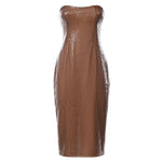 Vestito midi Loren ABITO LOREN SENZA PIUMA THE ARCHIVIA 