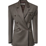 Blazer Jade doppiopetto in lana BLFS22798286  THE FRANKIE SHOP 