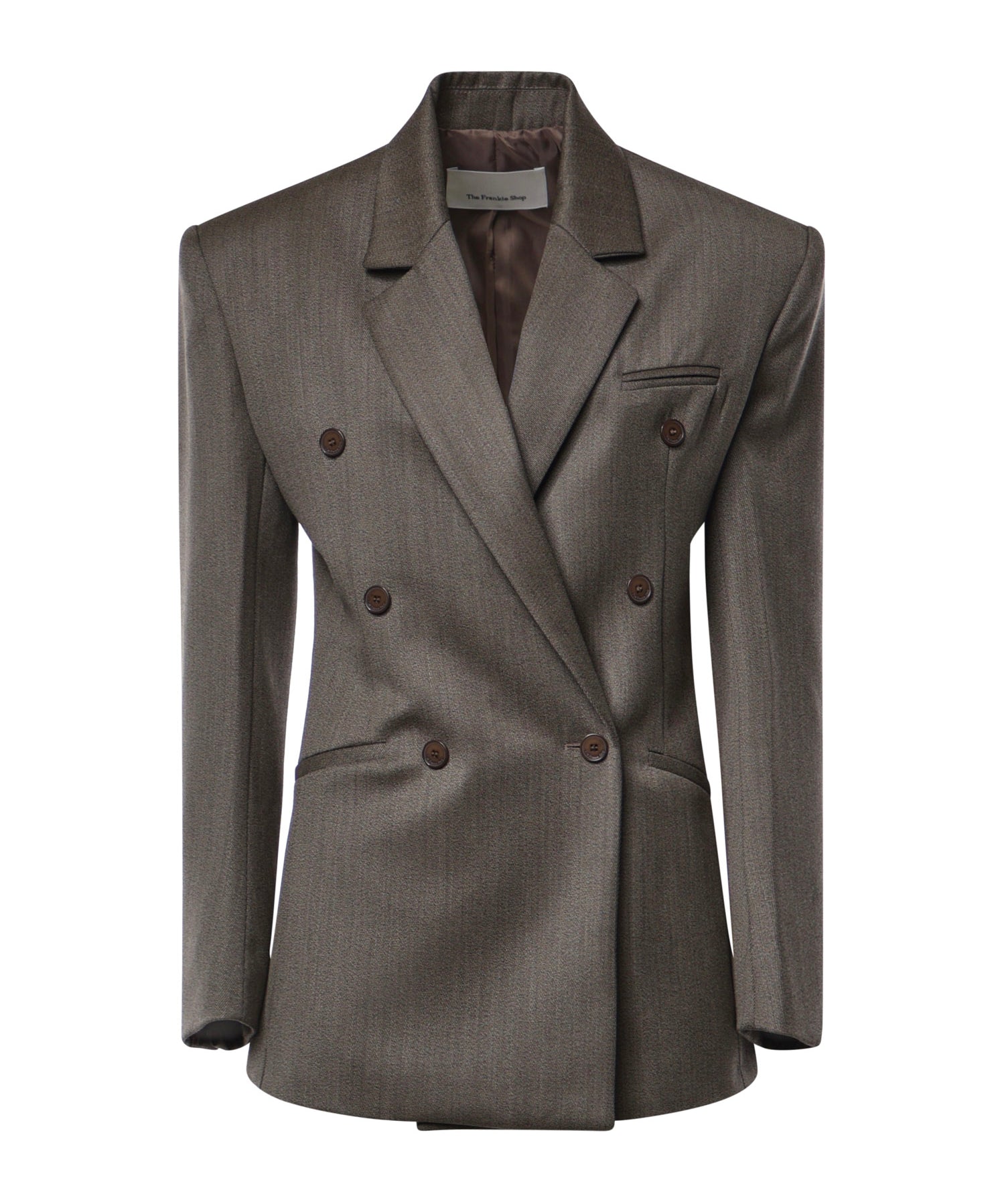 Blazer Jade doppiopetto in lana BLFS22798286  THE FRANKIE SHOP 