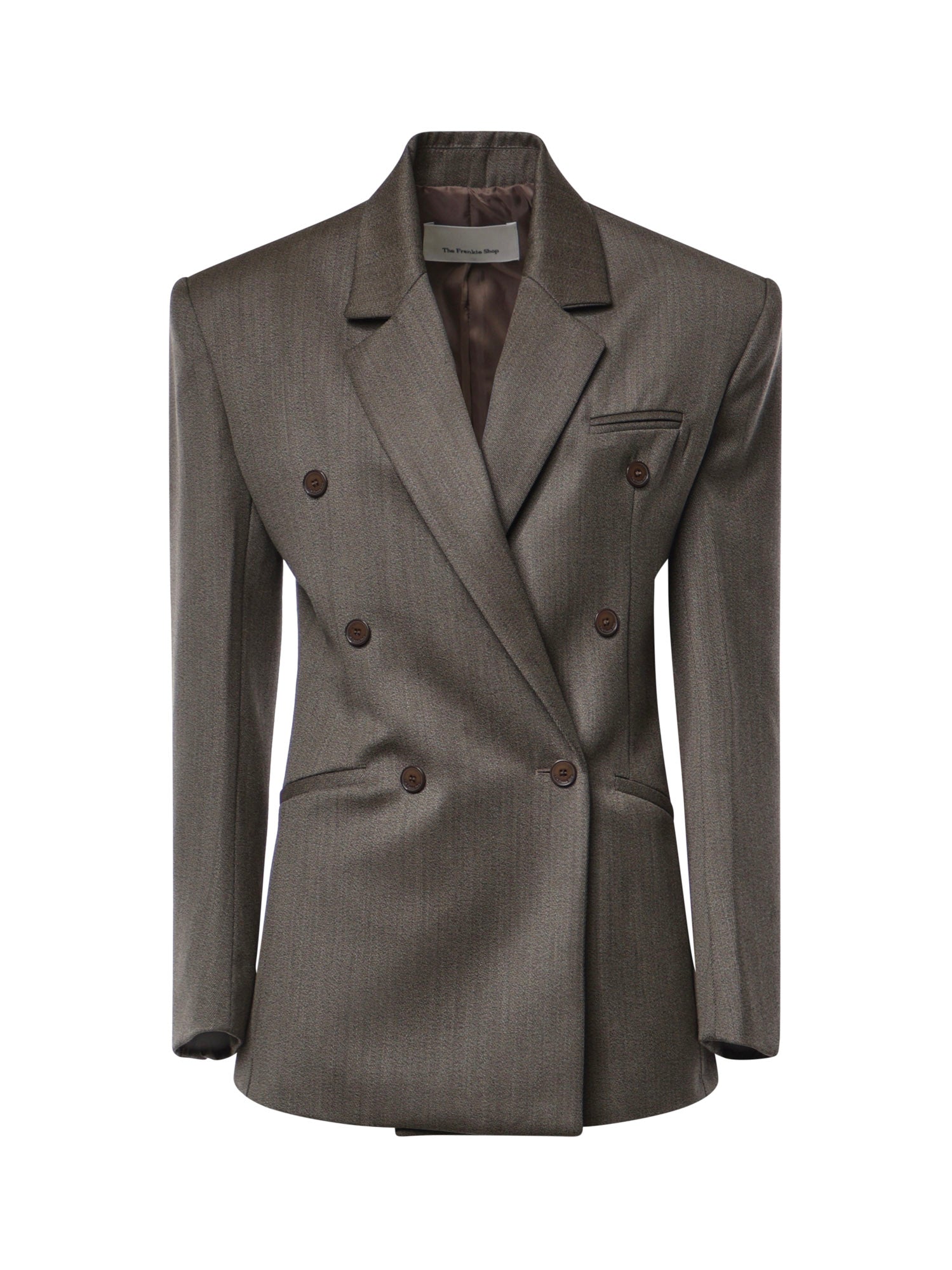 Blazer Jade doppiopetto in lana BLFS22798286  THE FRANKIE SHOP 